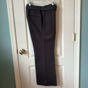 Ann Taylor textured trouser pants with belt, 8P